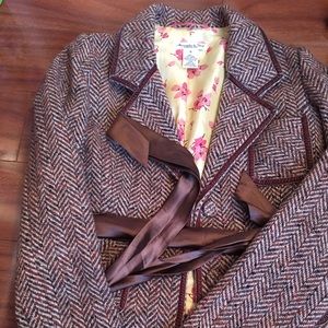 Abercrombie & Fitch Houndstooth Blazer